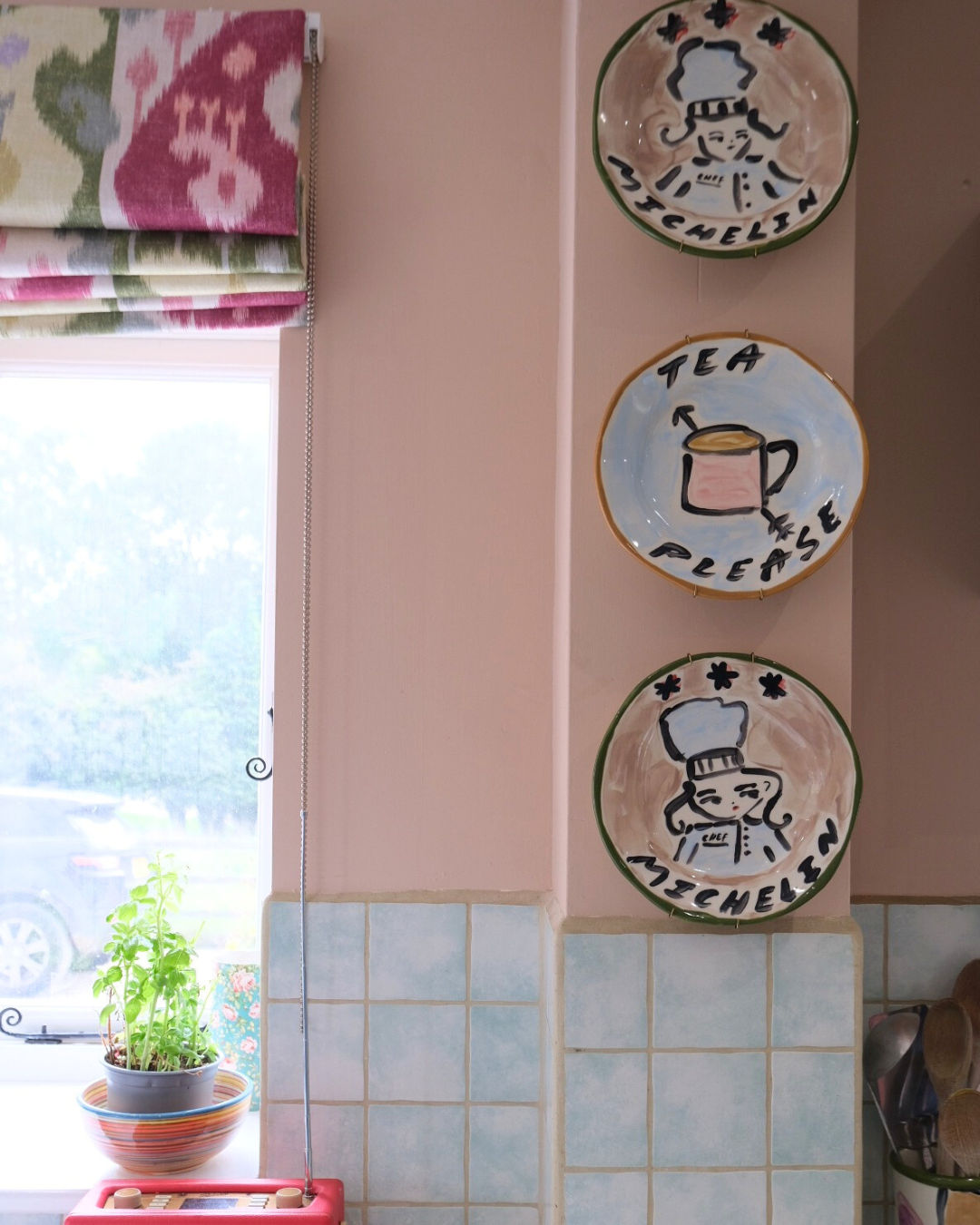 Trio of Decorative Kitchen Plates