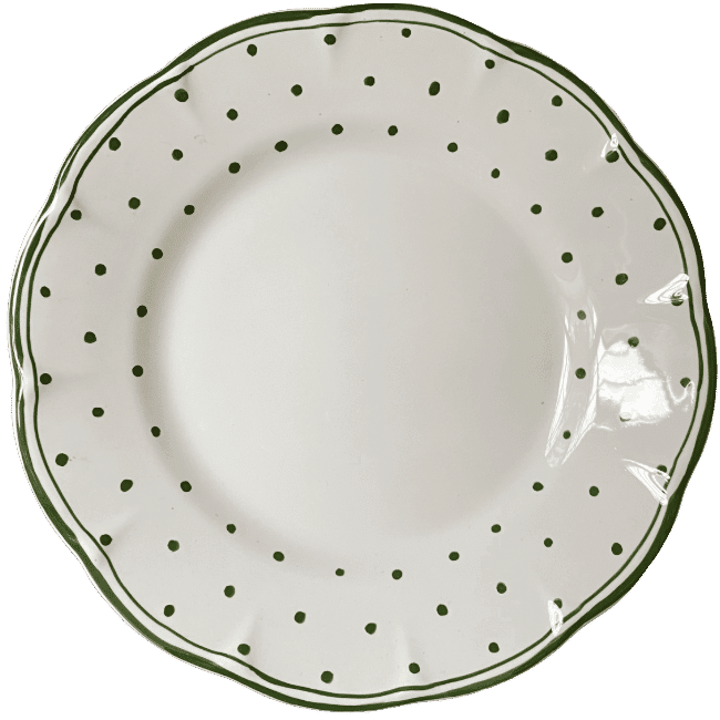 Plumetis Plate Green - 25cm