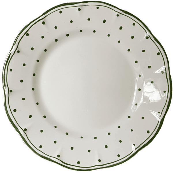 Plumetis Plate Green - 25cm