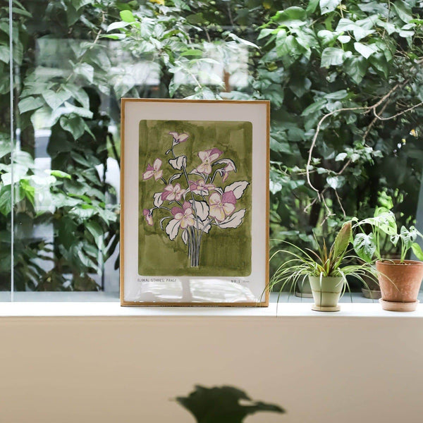 Pansy Art Print