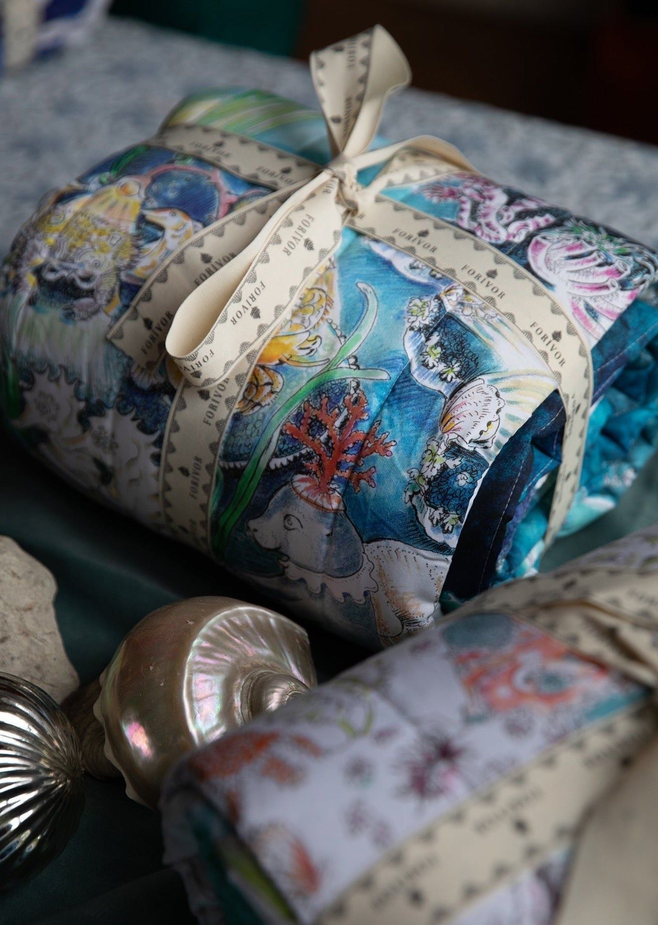 The Legends of the Sea Quilted Blanket