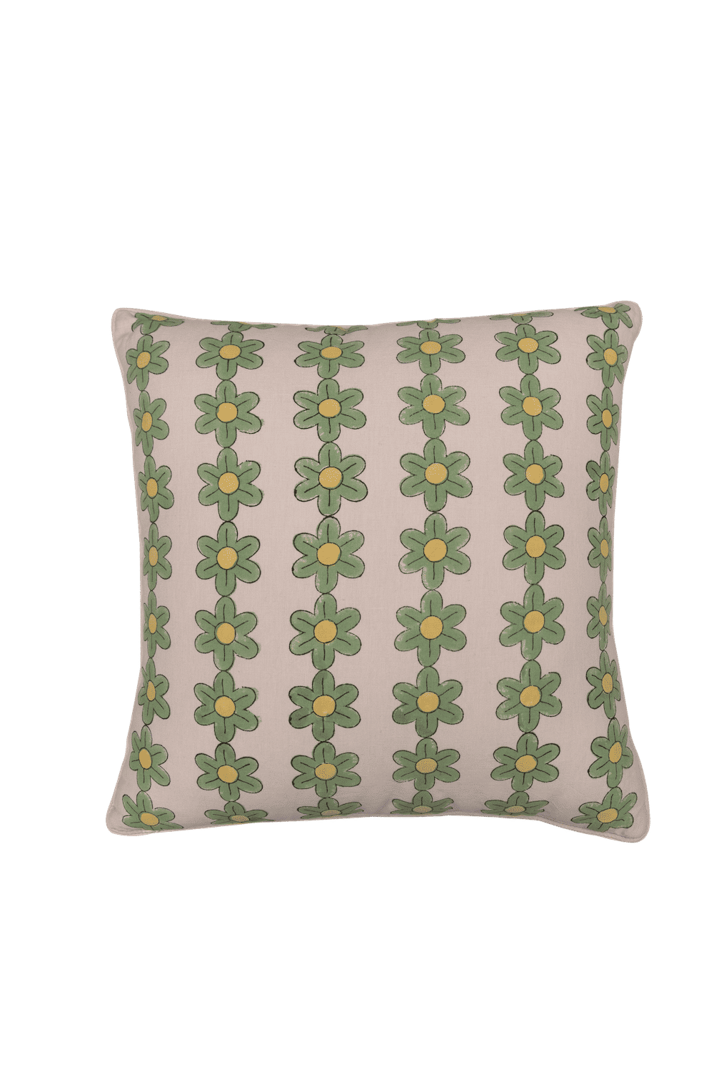 Block Printed Interior Pillow Cover – 20x20 in