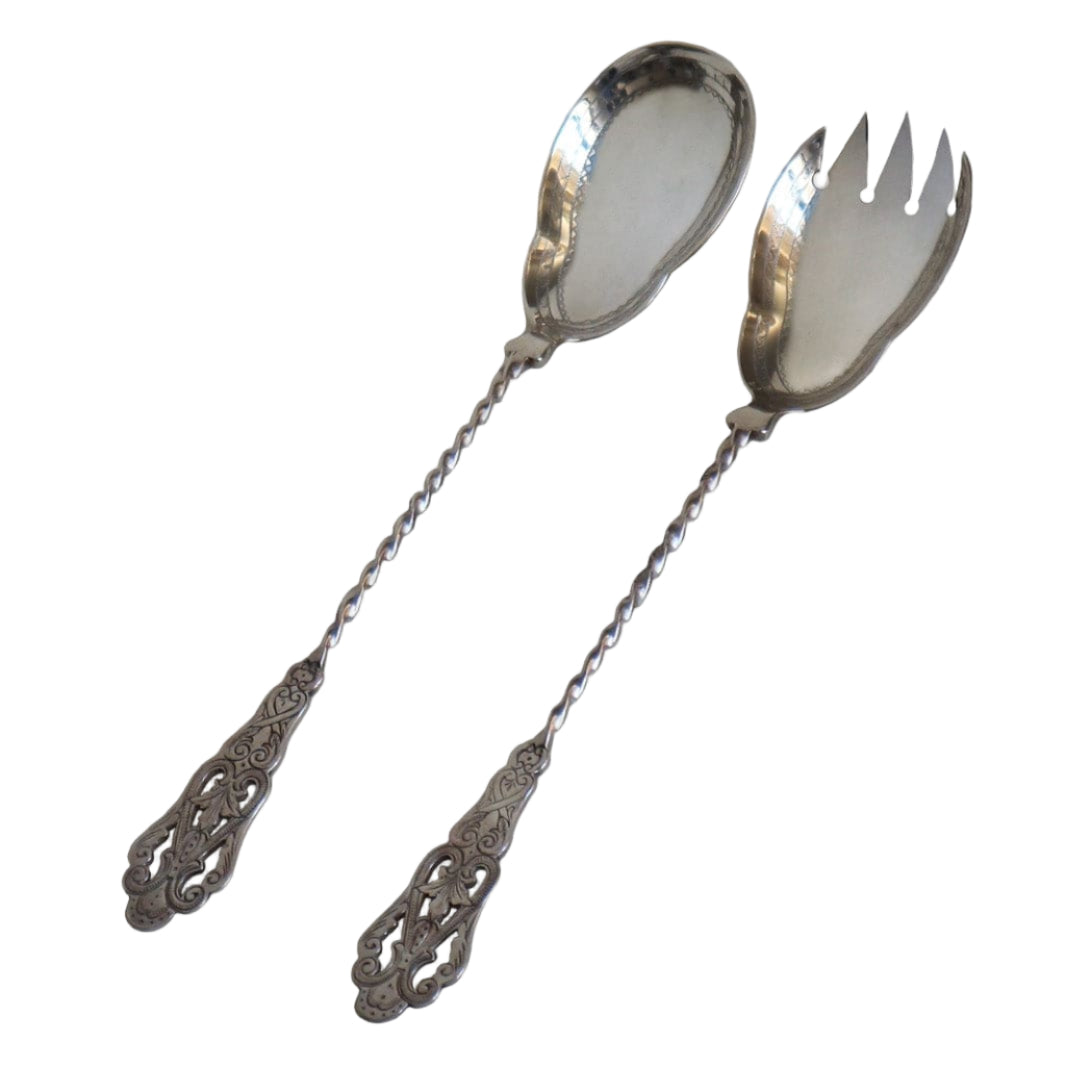 Vintage Silver-Plated WMF Salad Spoons