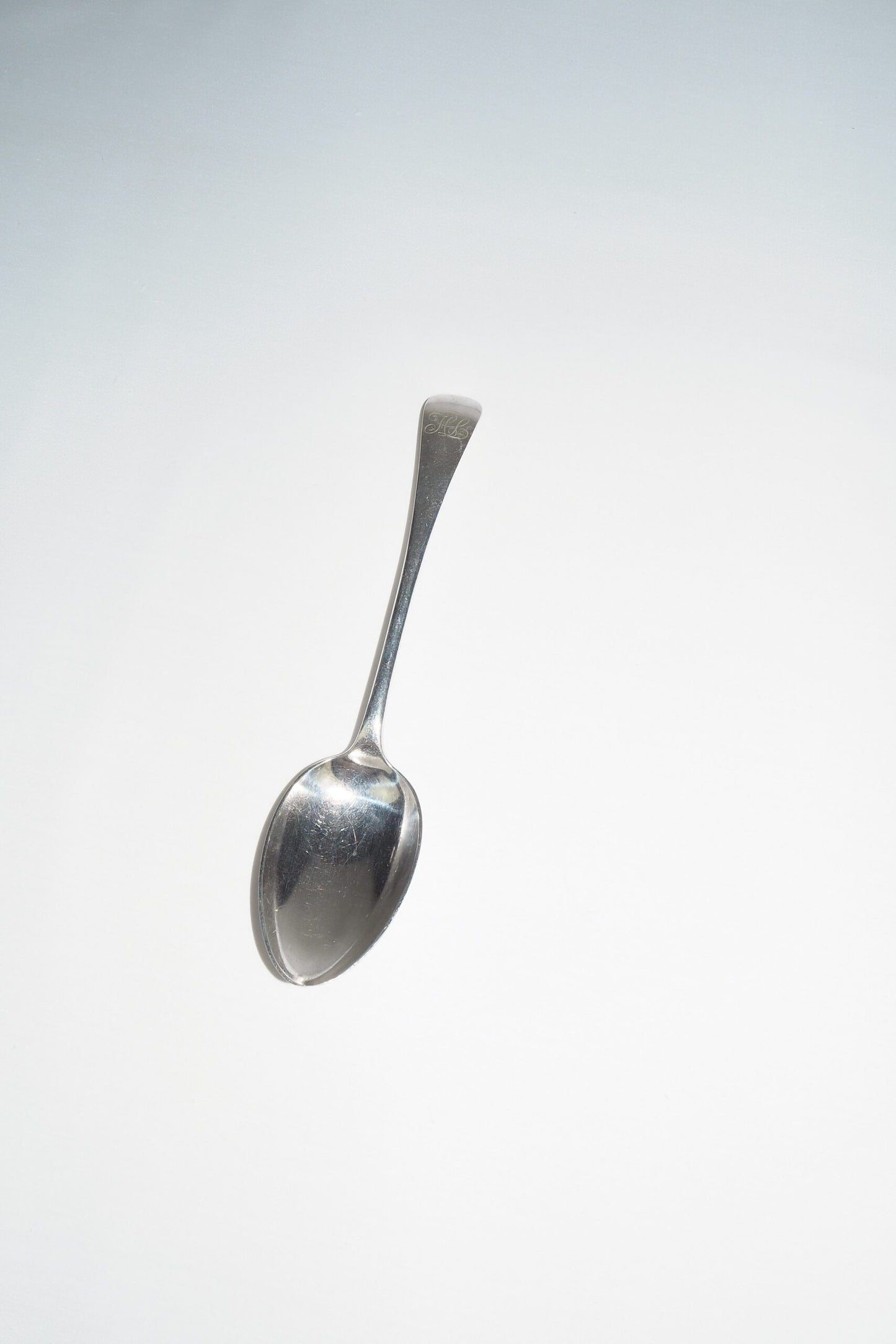 Antique Silver Plate Serving Spoon