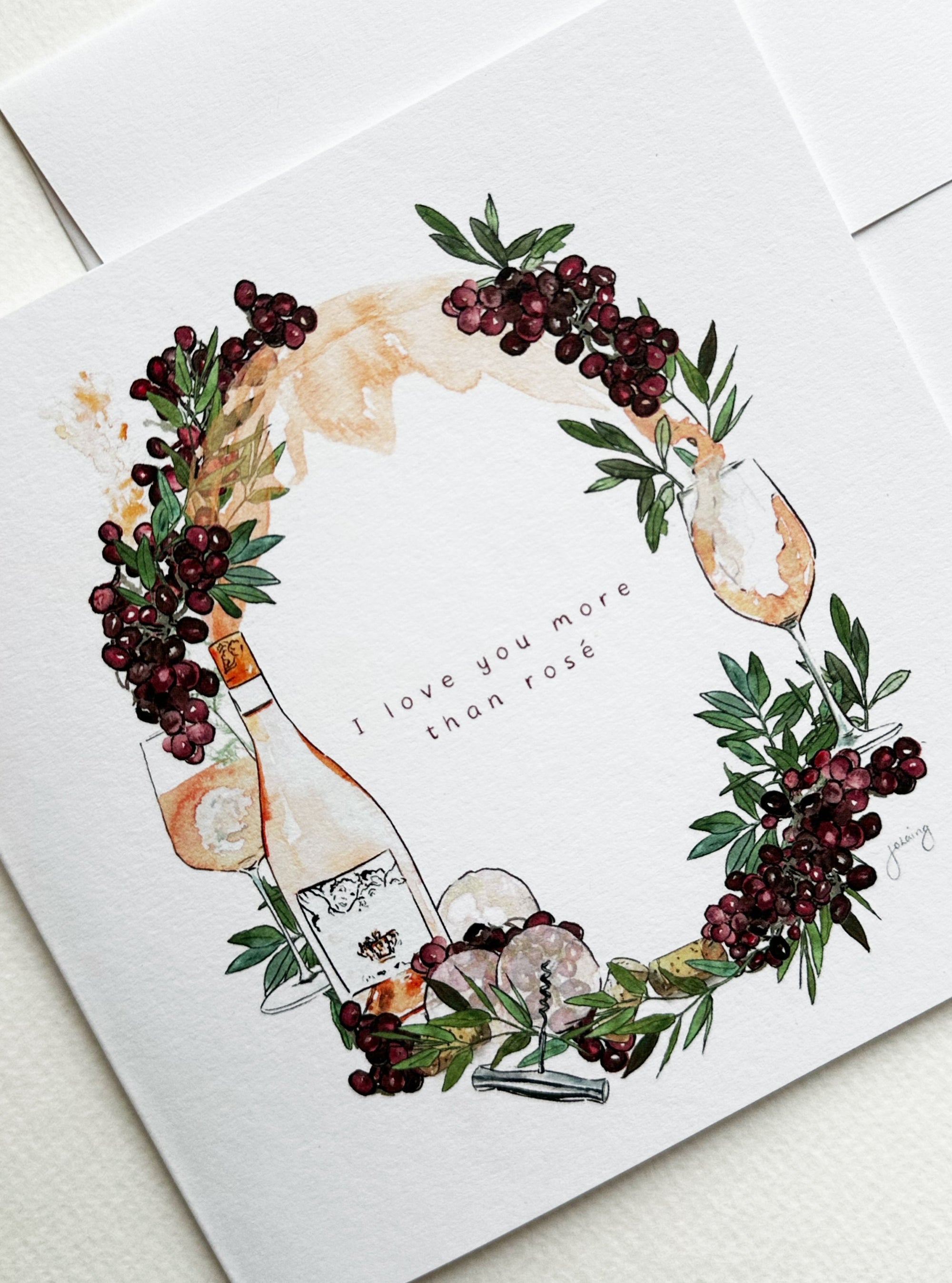 I Love You More Than Rose... Greeting Card