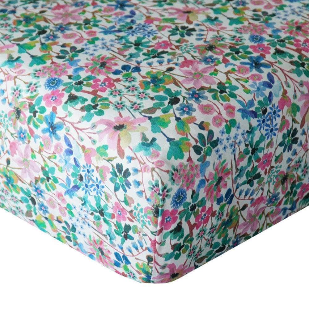 Fitted Sheet Made With Liberty Fabric Dreams Of Summer