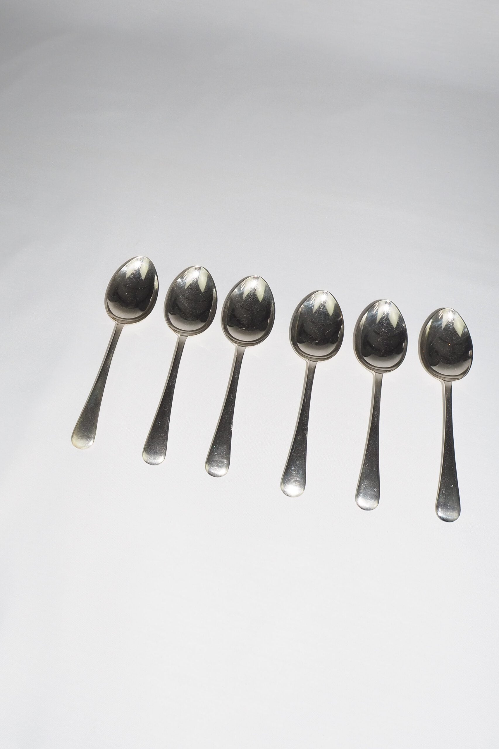 6 Vintage Silver Plate Spoons