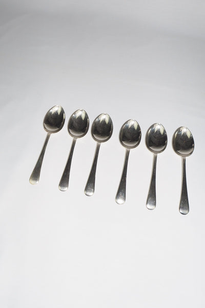 6 Vintage Silver Plate Spoons
