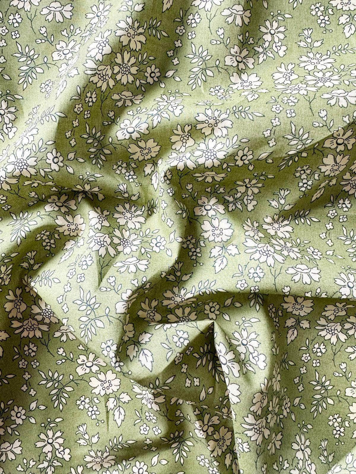 Pillowcase Made With Liberty Fabric Capel Pistachio