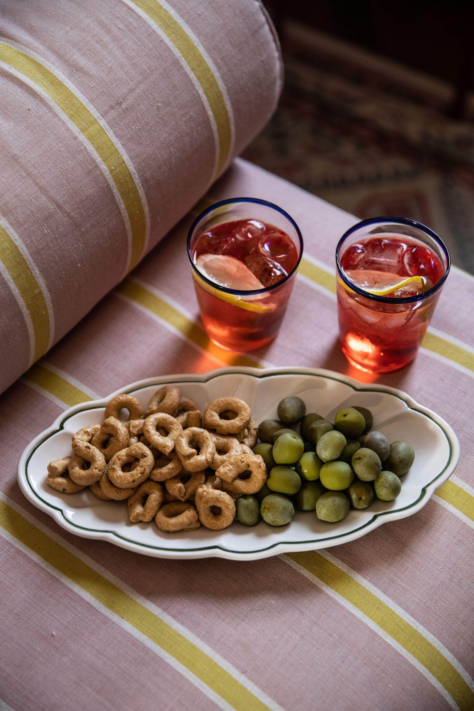 Sea Blue Tumblers, Set Of 4