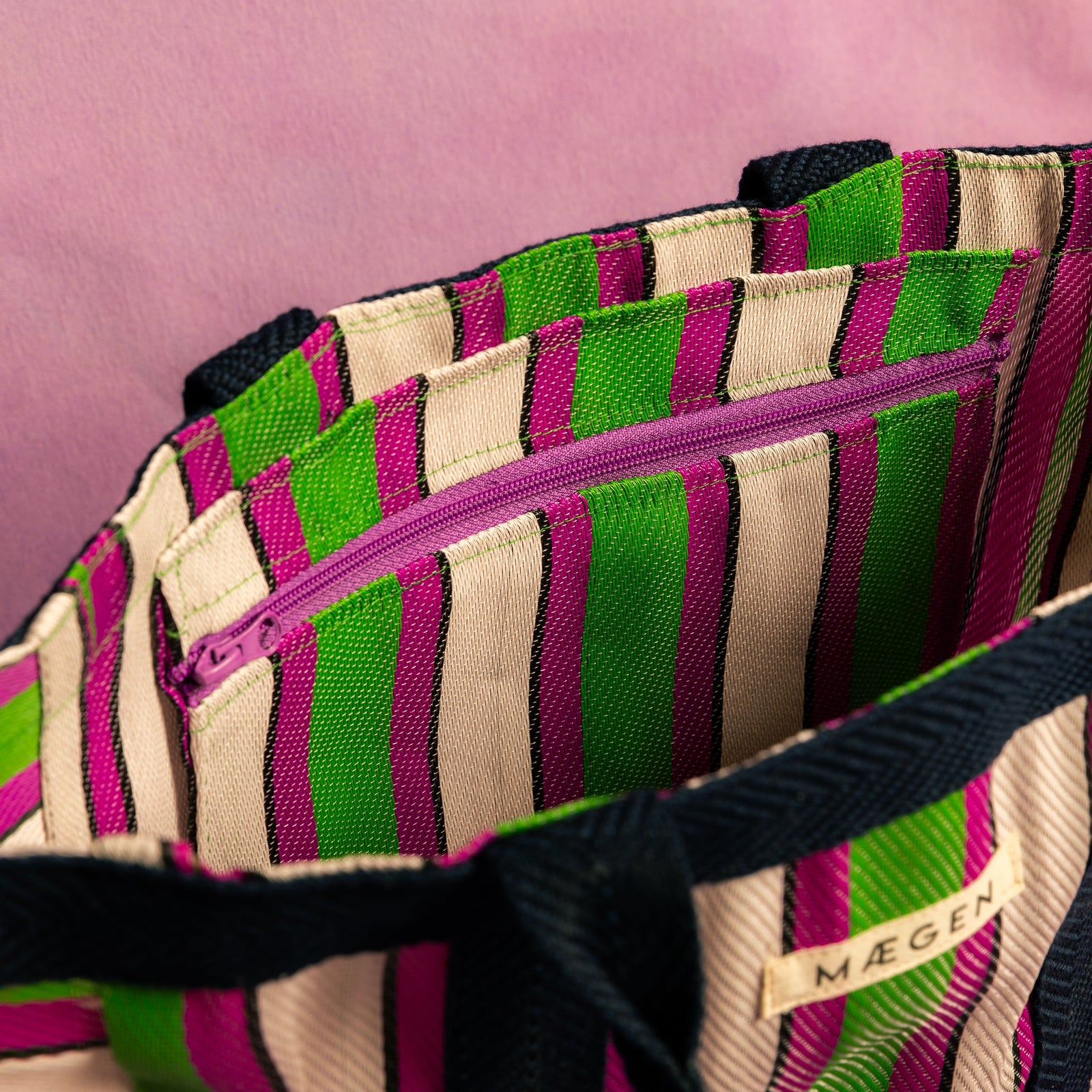 Everywhere Bag | Navy/ Pink/ Green