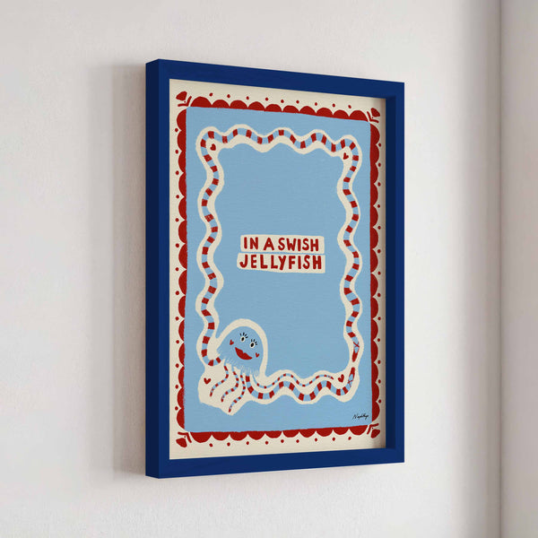 In a Swish Jellyfish Print