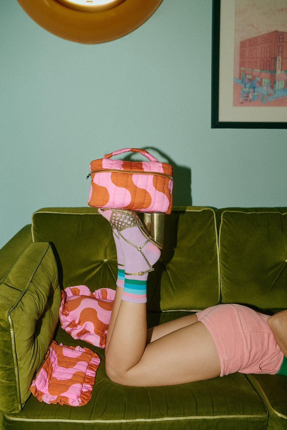 Dragstrip Disco Quilted Wash Bag