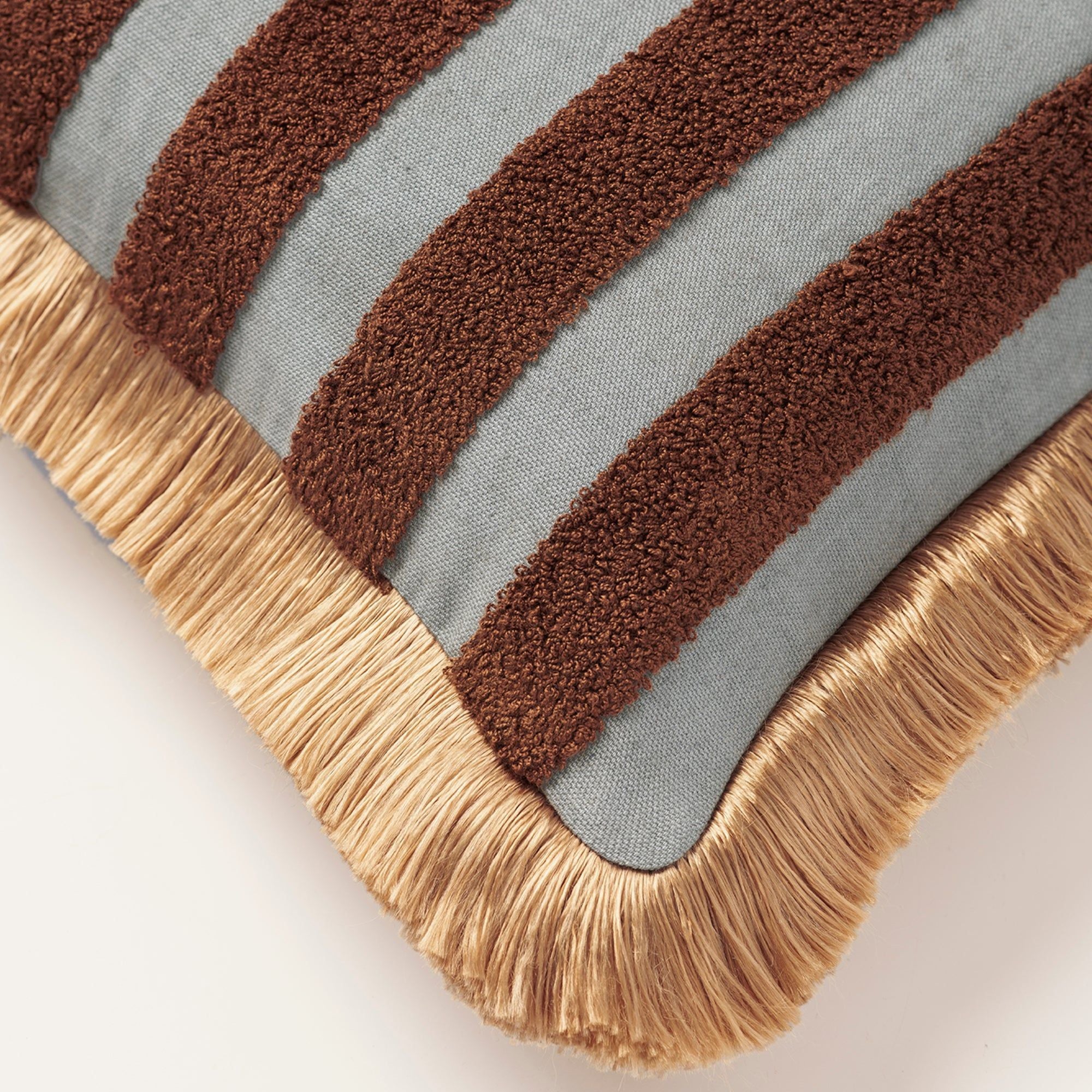 Cushion Jackie Smokey Blue & Spice