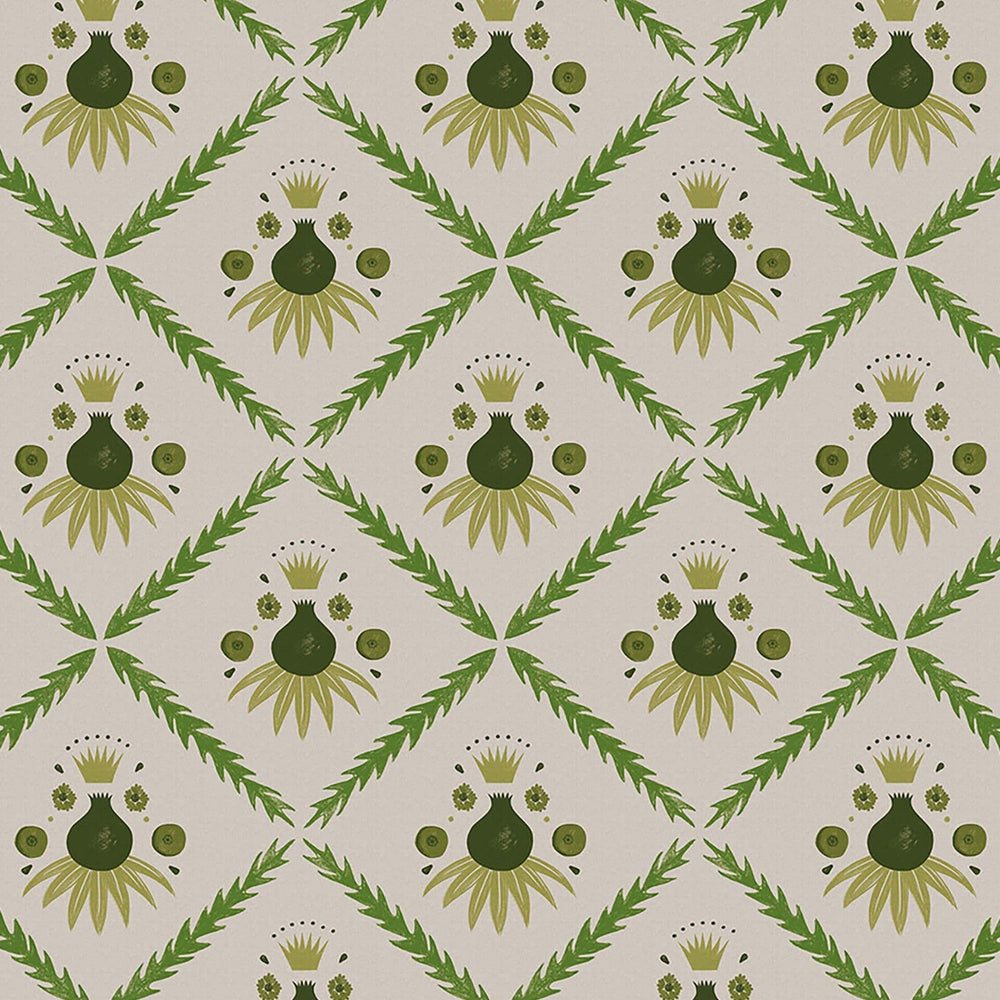 Pome Wallpaper, Moss, Roll