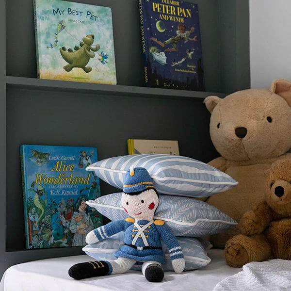 The Barnaby Cushion - Light Blue - Tiny Tots