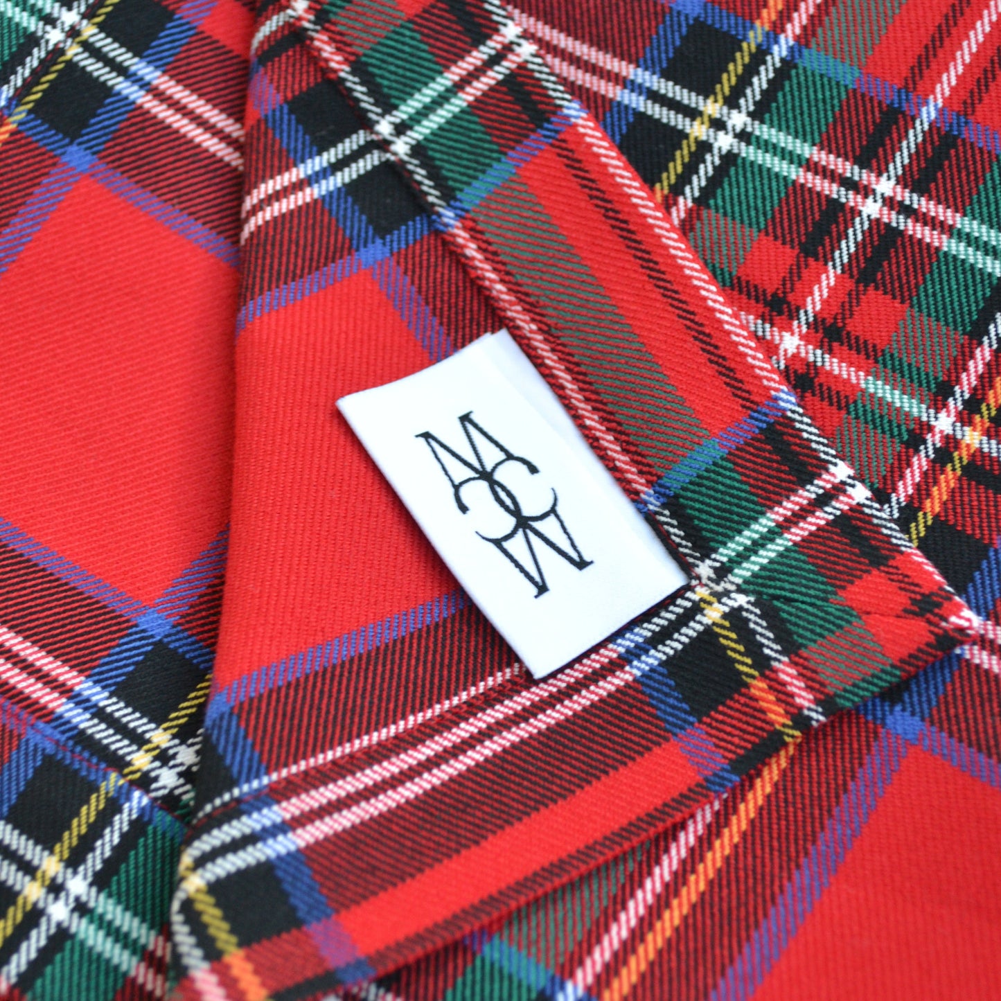 Tartan Tablecloth Red
