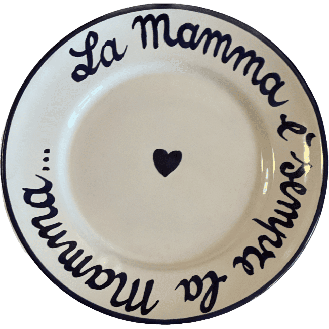 La Famiglia Plate 16cm La Mamma