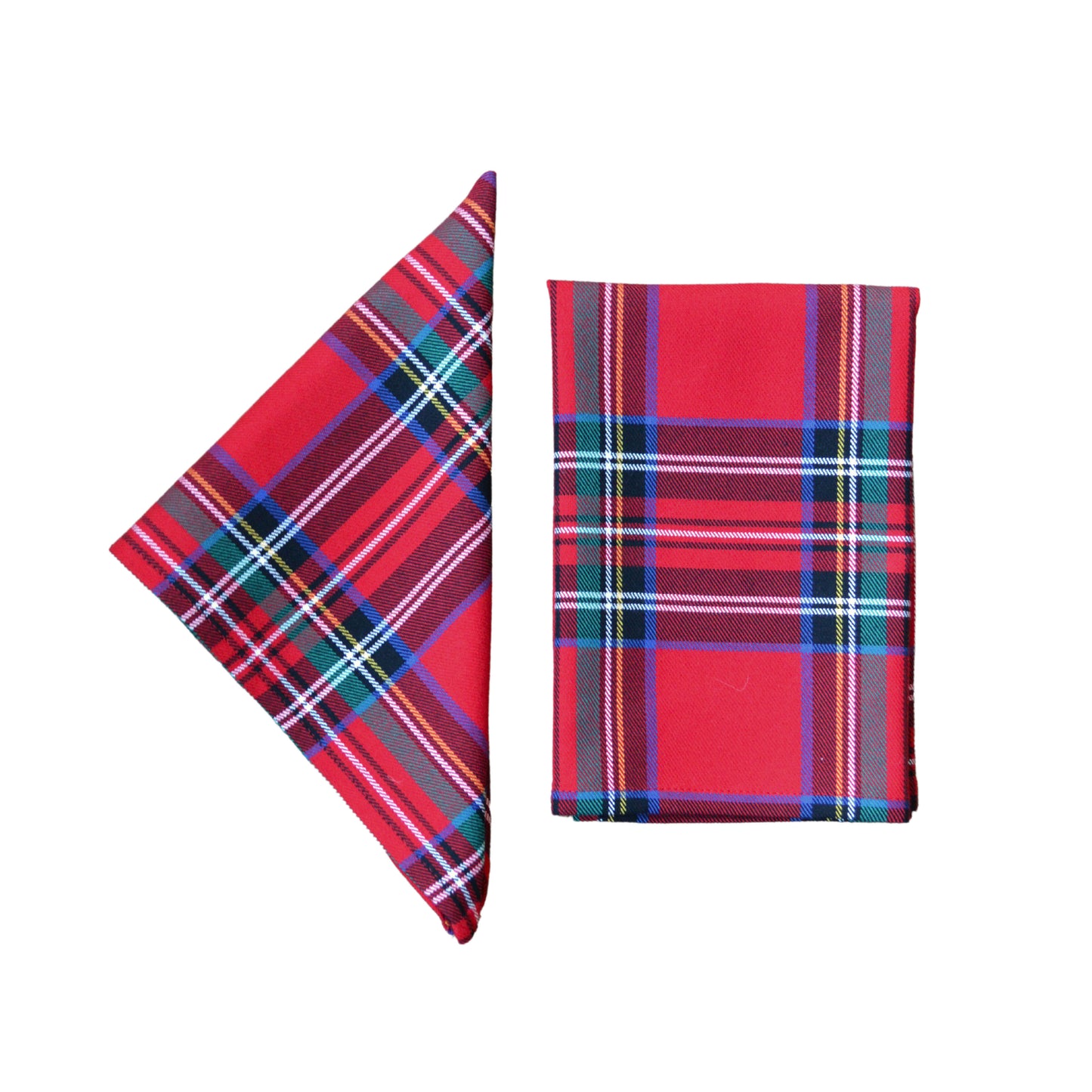 Tartan Napkin Red