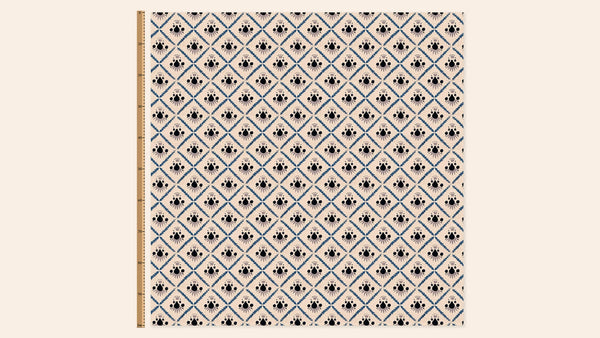 Pome Linen, Oxford Blue, Metre