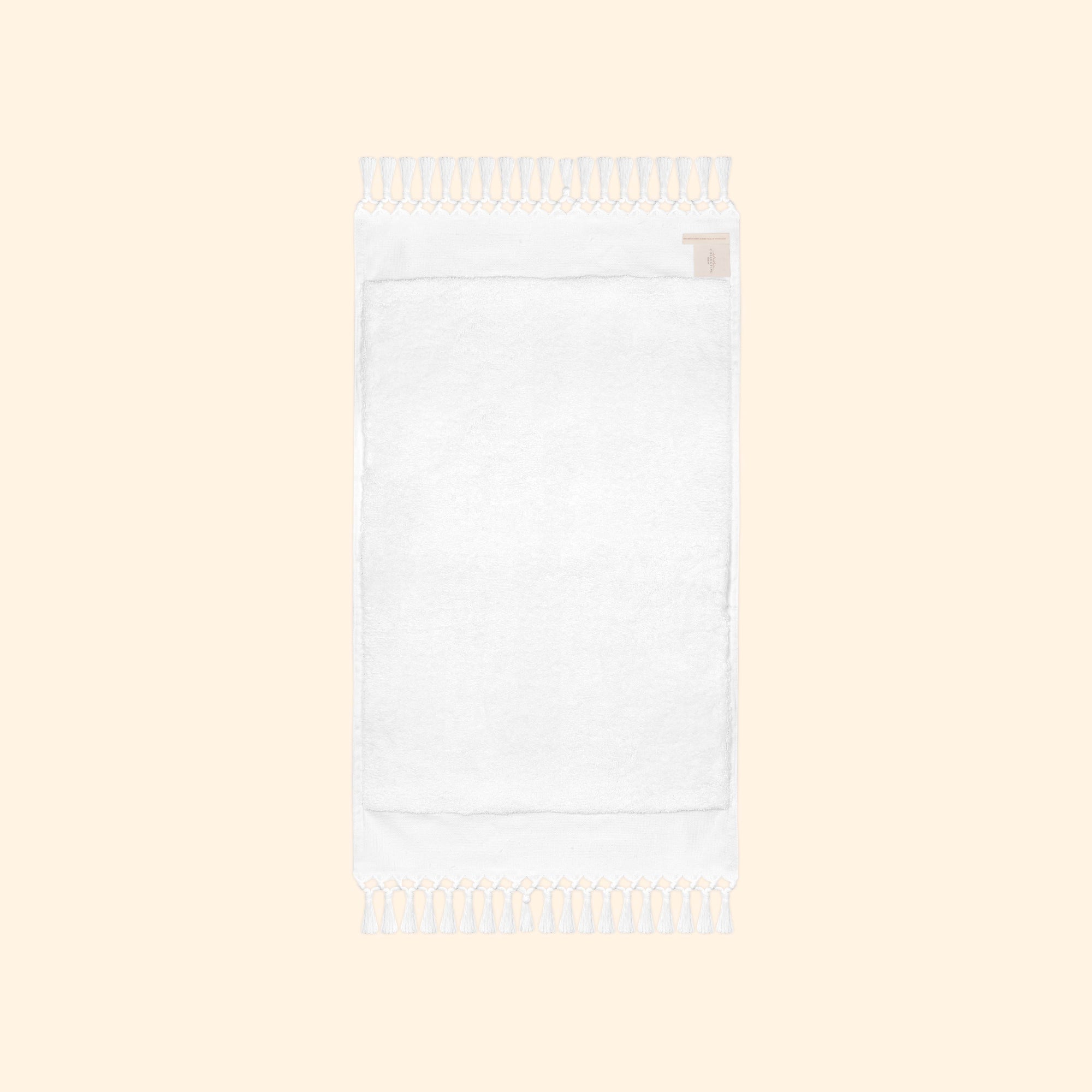 Plush & Bare Pure Cotton Hand Towel In White
