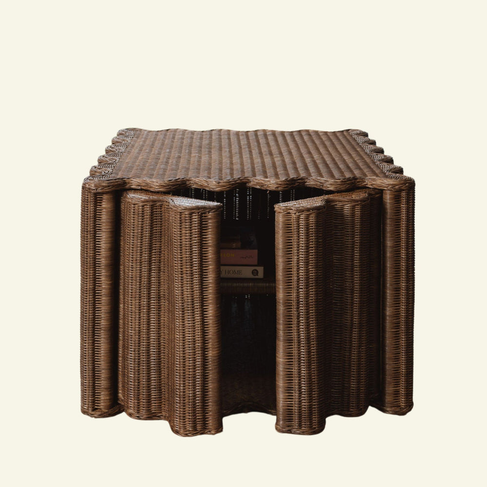 Peony Rattan Coffee Table