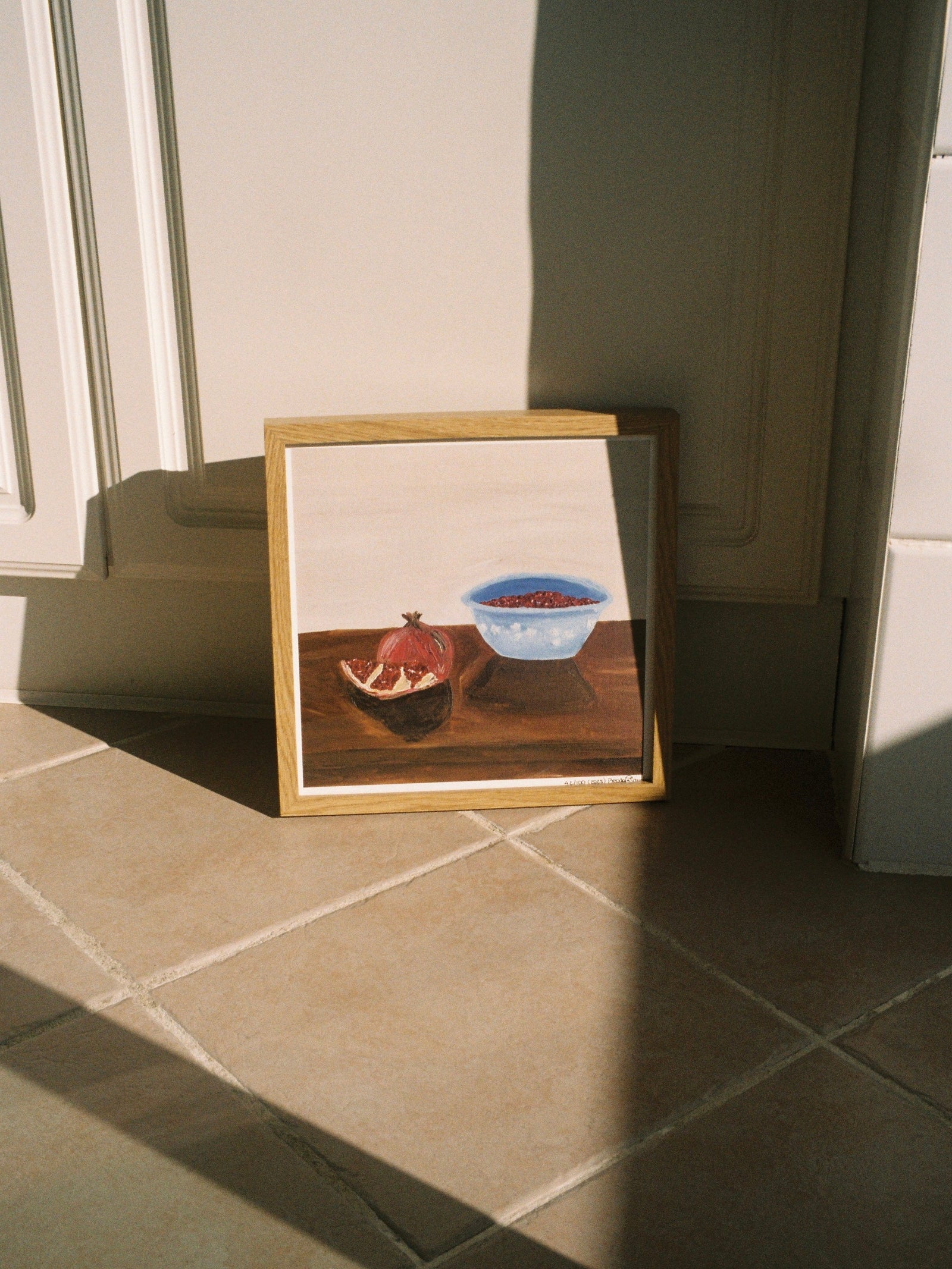 Peeled Pomegranate Fine Art Print