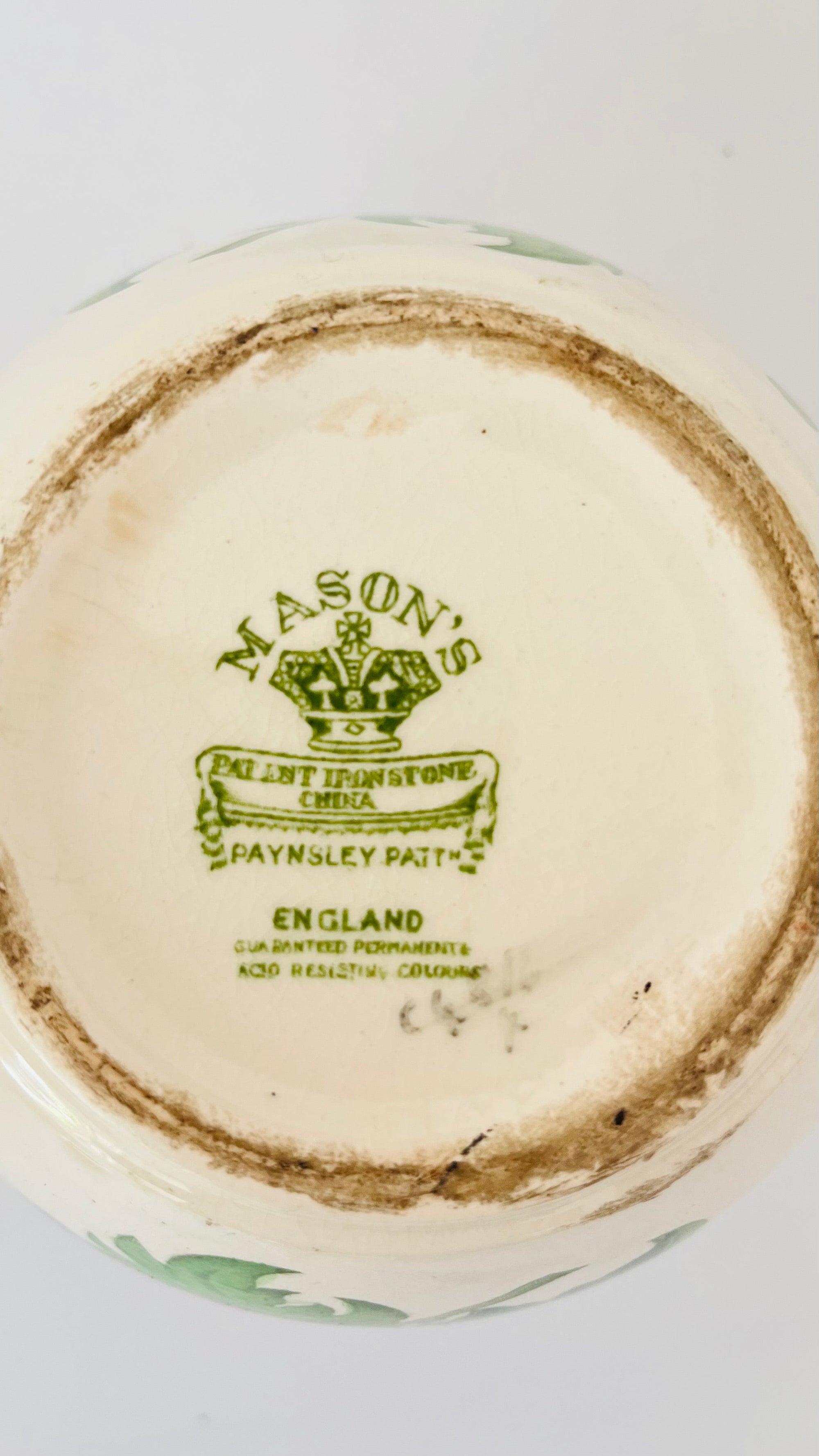 Antique Mason’s ‘Paynsley’ Jar Lamp