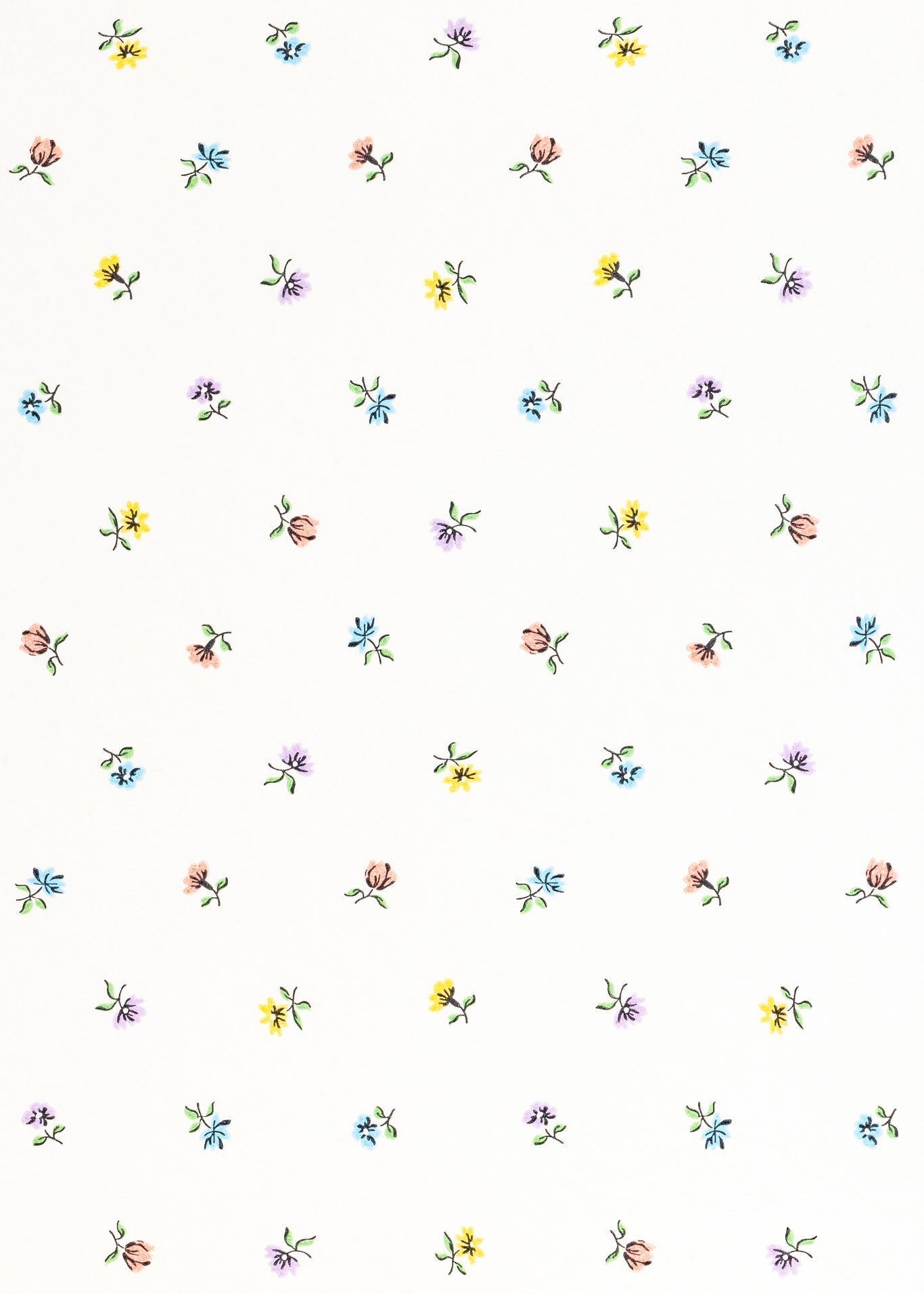 Petites Fleurs Pendant Lampshade - Bonbon