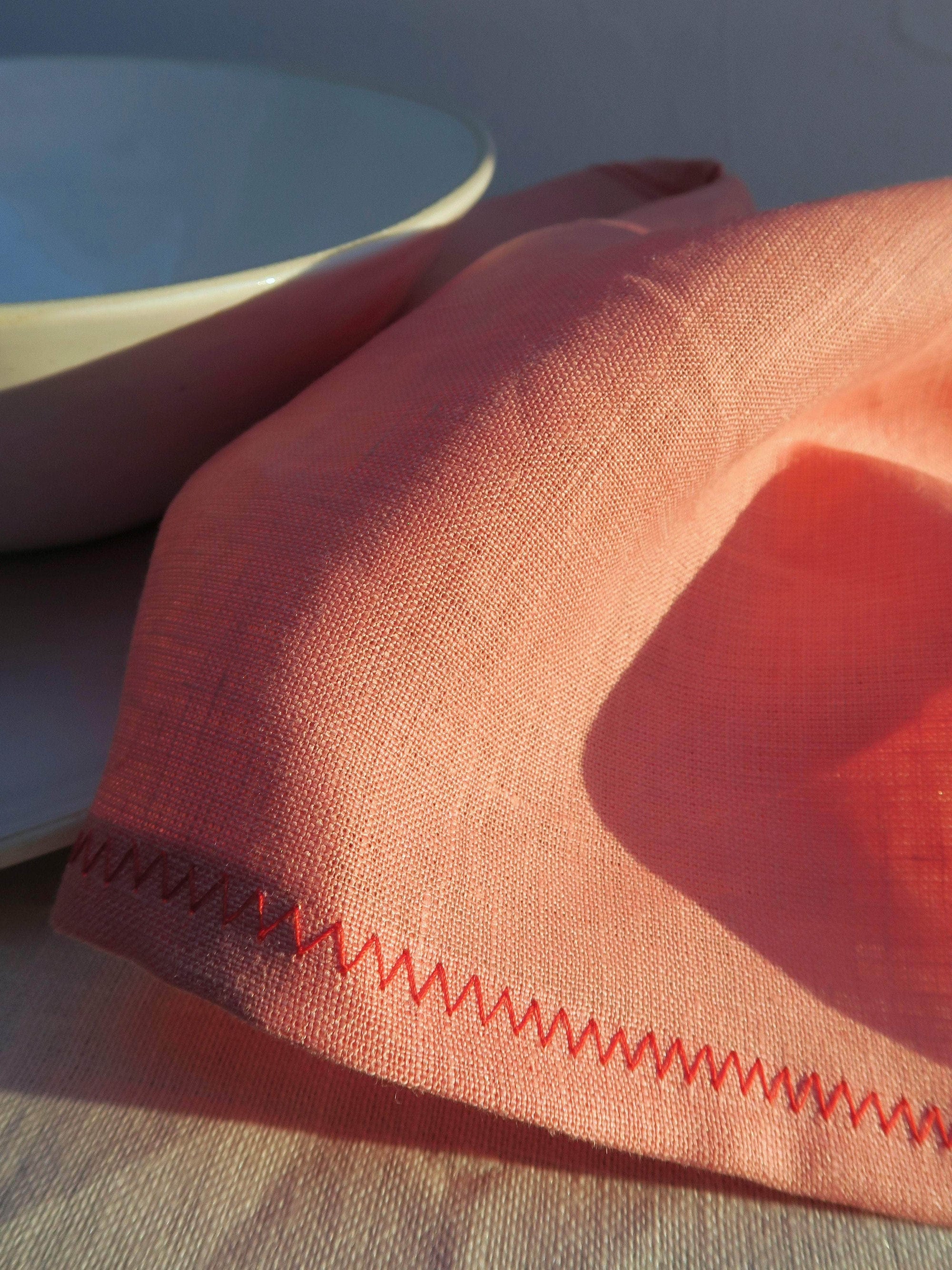 Irish Linen Napkin - Rose Pink