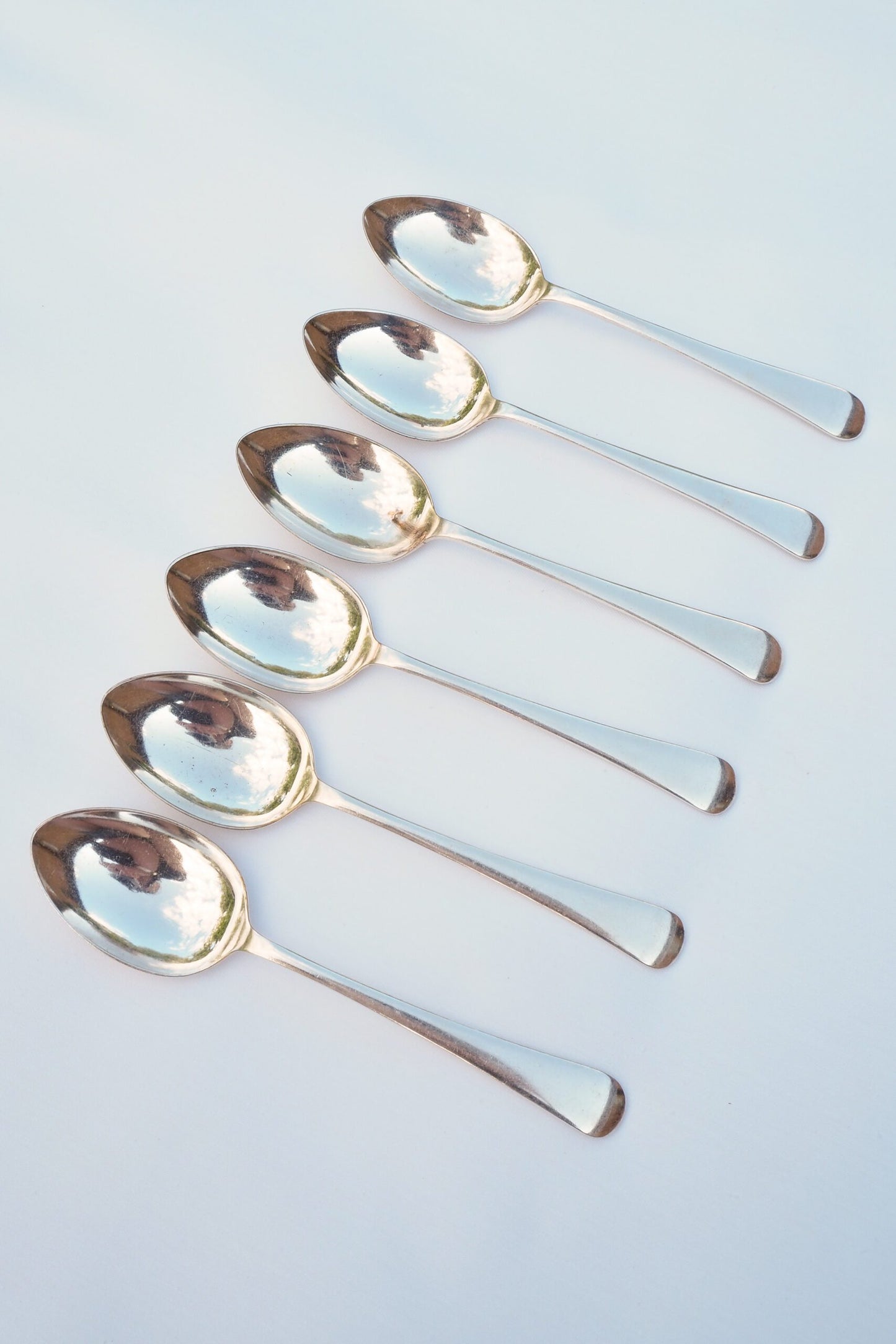 6 Vintage Silver Plate Spoons