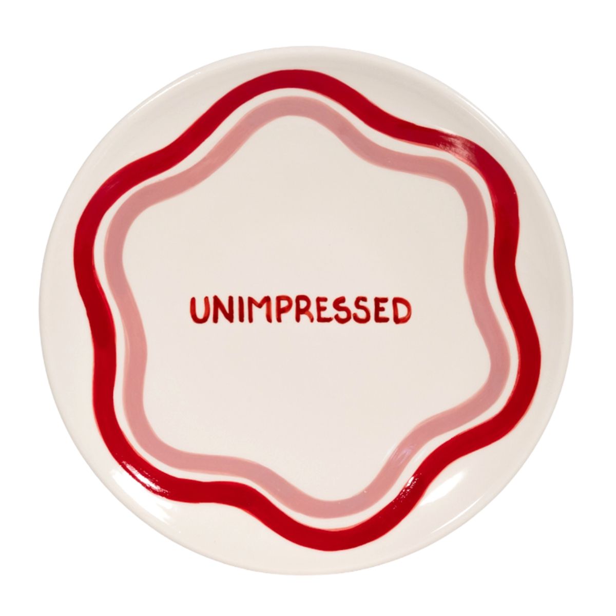Unimpressed Dinner Plate