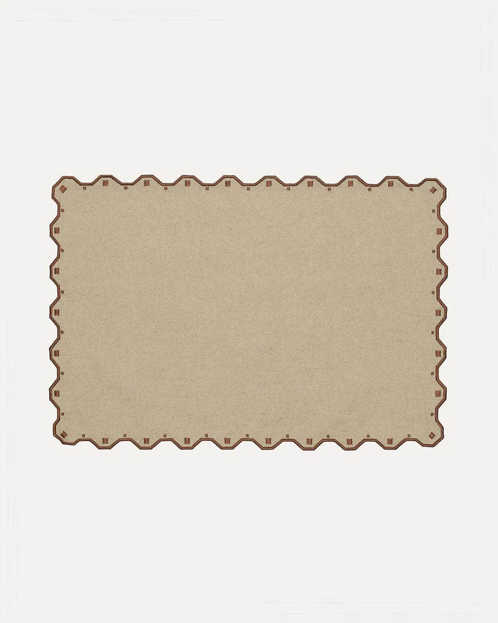Porto Placemat, Beige with Brown
