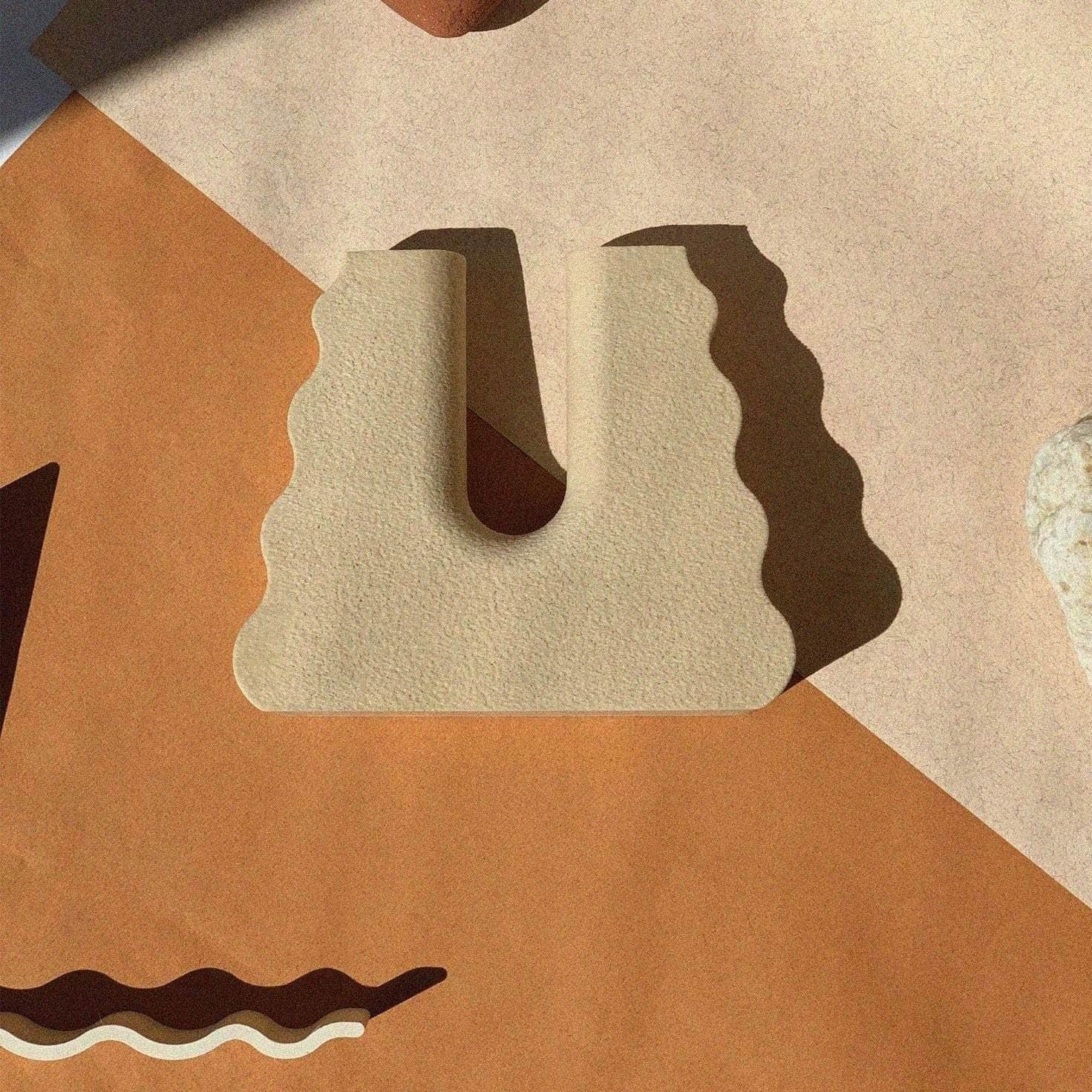 Candles Holder - Sandstone