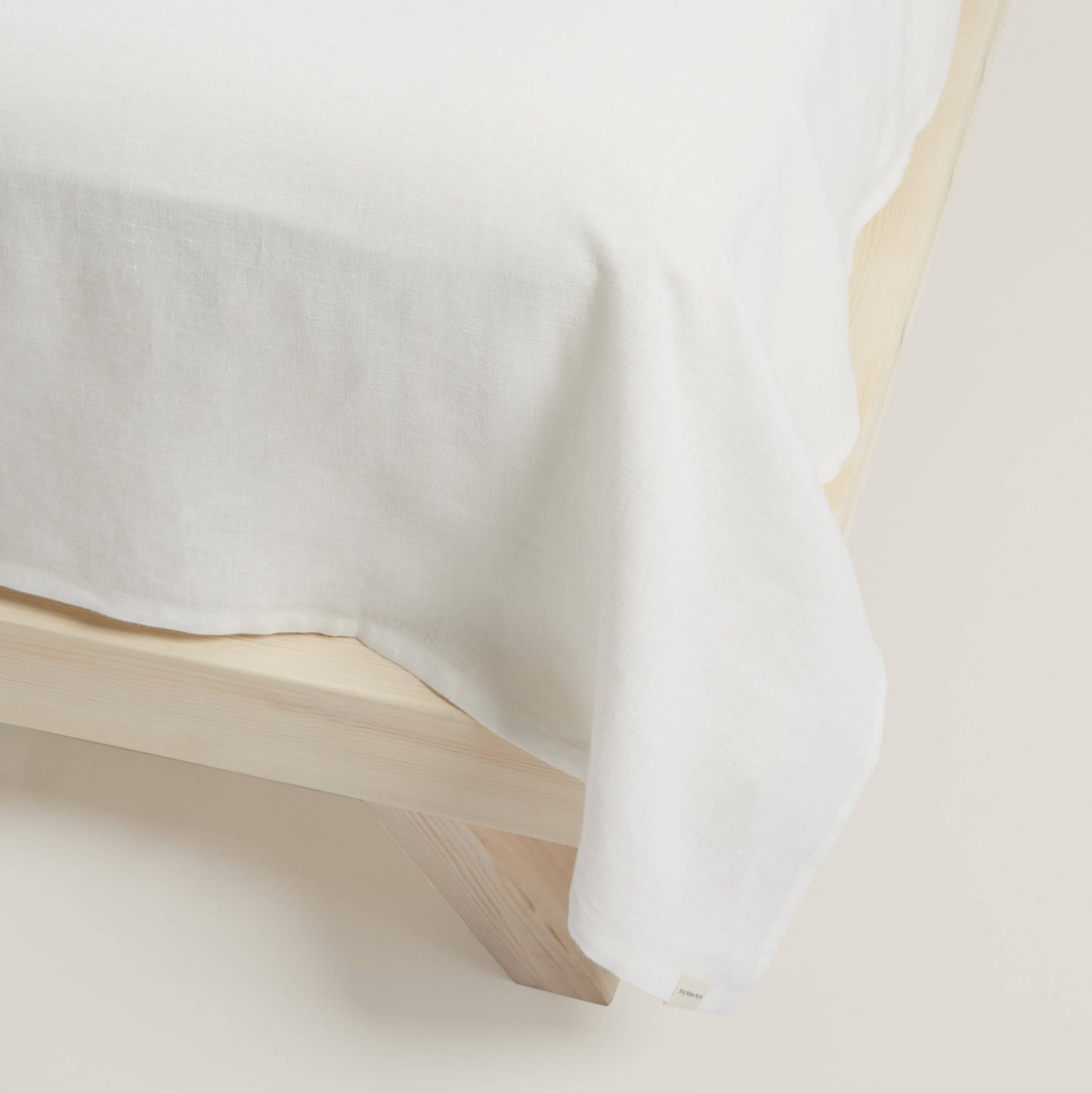 Linen Flat Sheet - Classic White