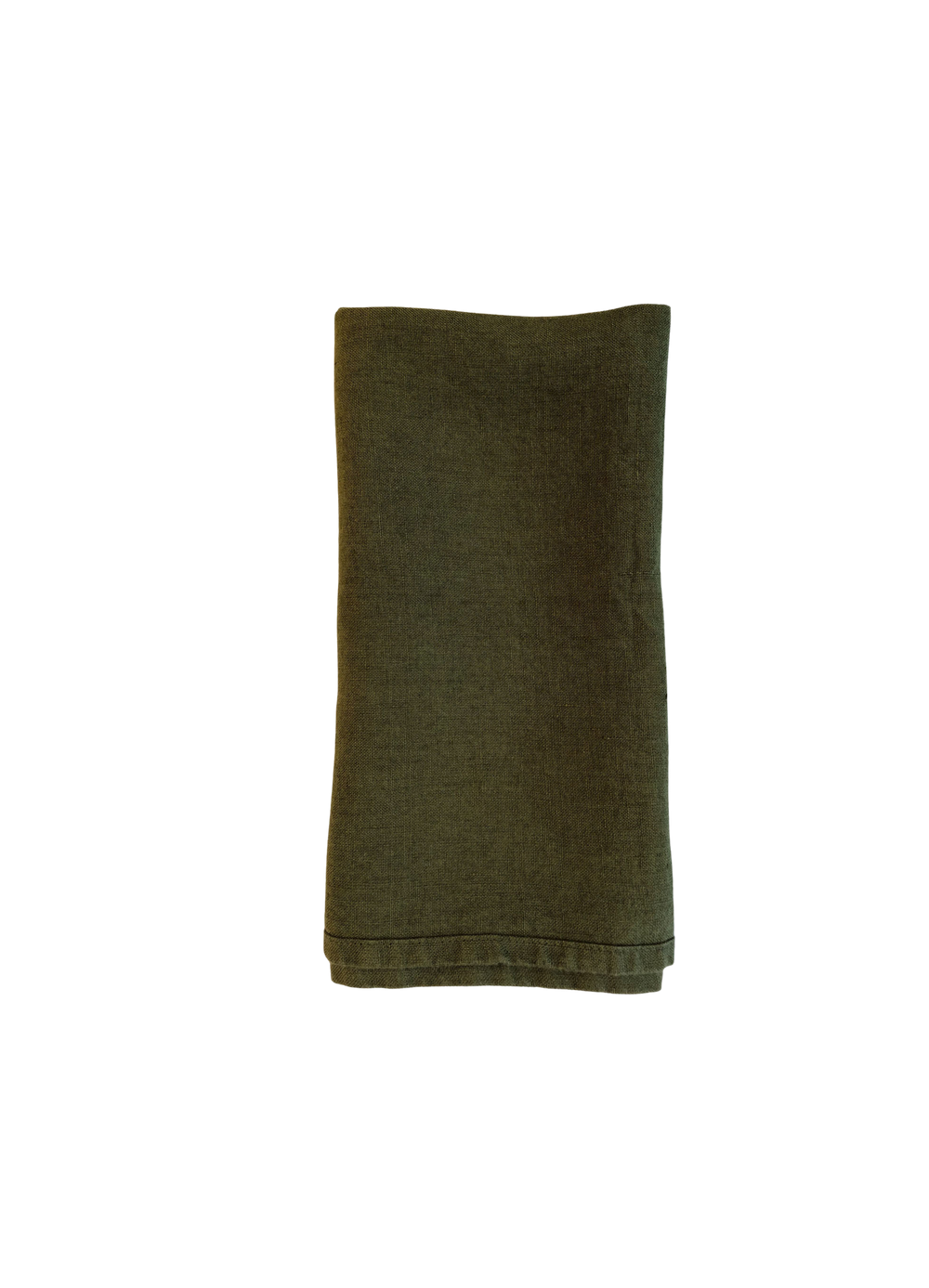 Dark Green Linen Napkin
