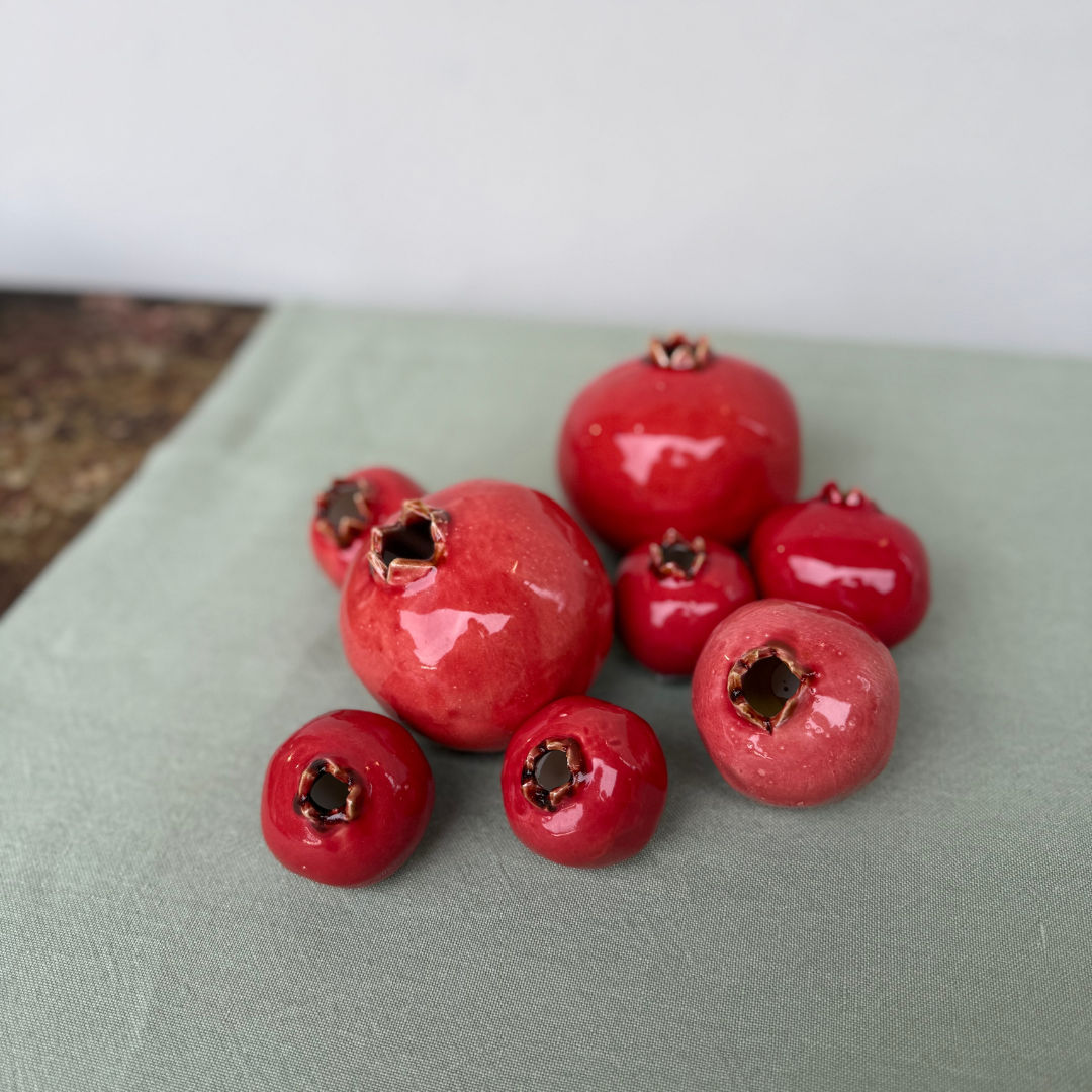Large Ceramic Pomegranate