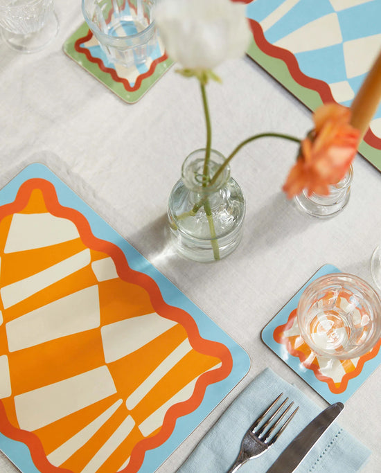 Chessboard Coasters (Set of 6)