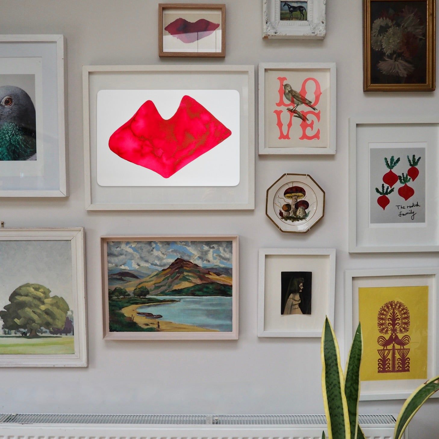 Original Painting of Lips #8