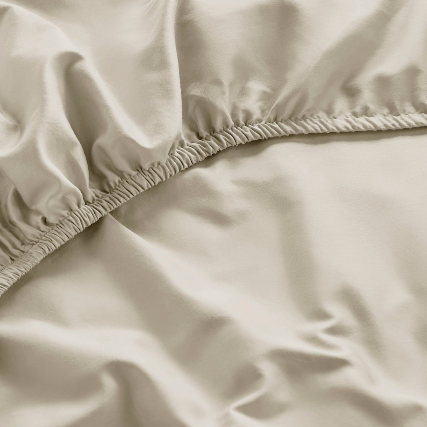 Luxury Organic Cotton Almond Perfect Fitted Sheet