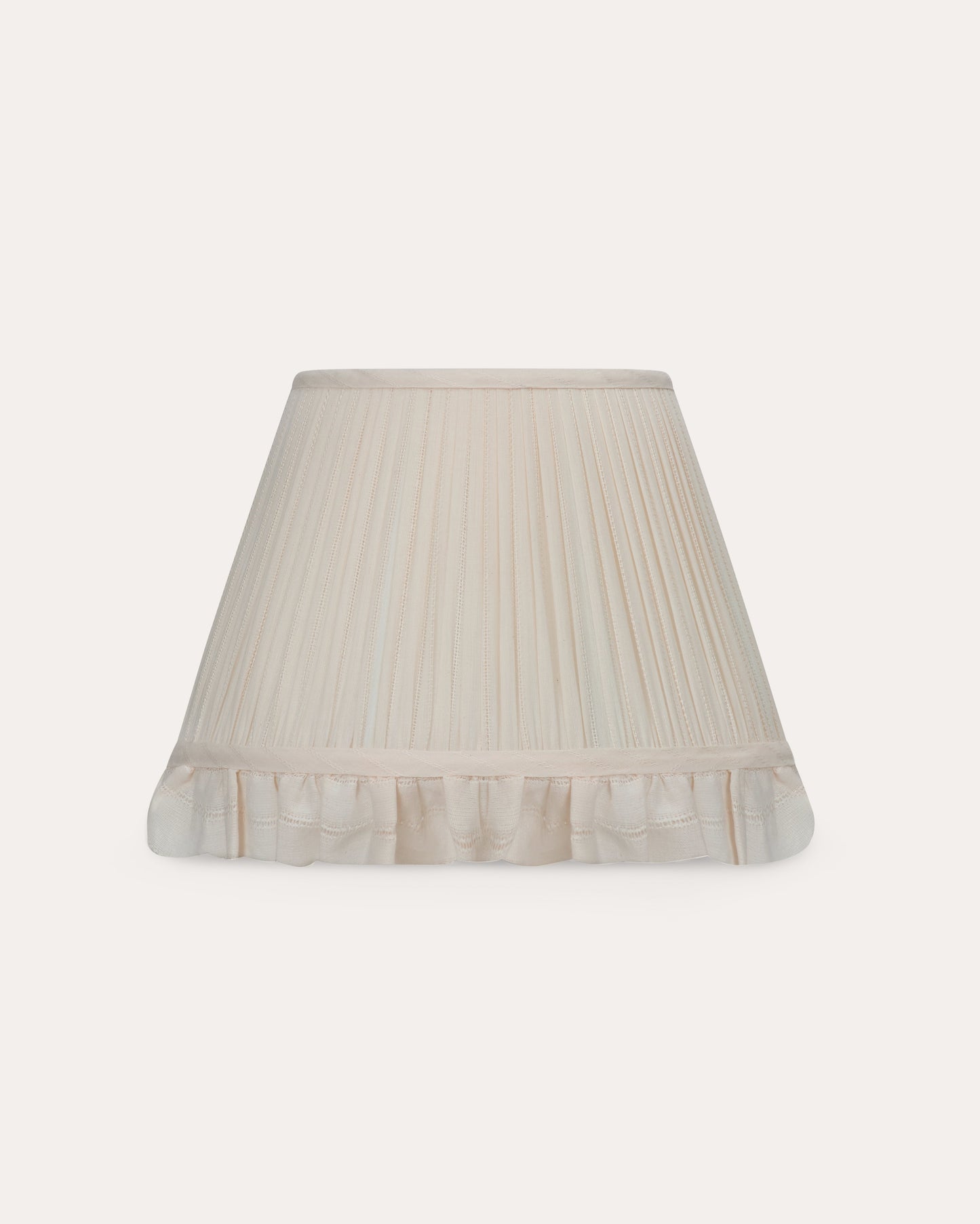 The Embroidered Cotton Lampshade in Daisy