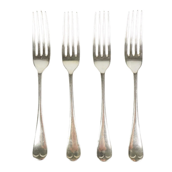 4 Antique Silver Plate Forks