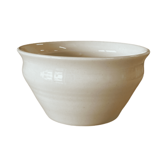White Stoneware Bowl #6