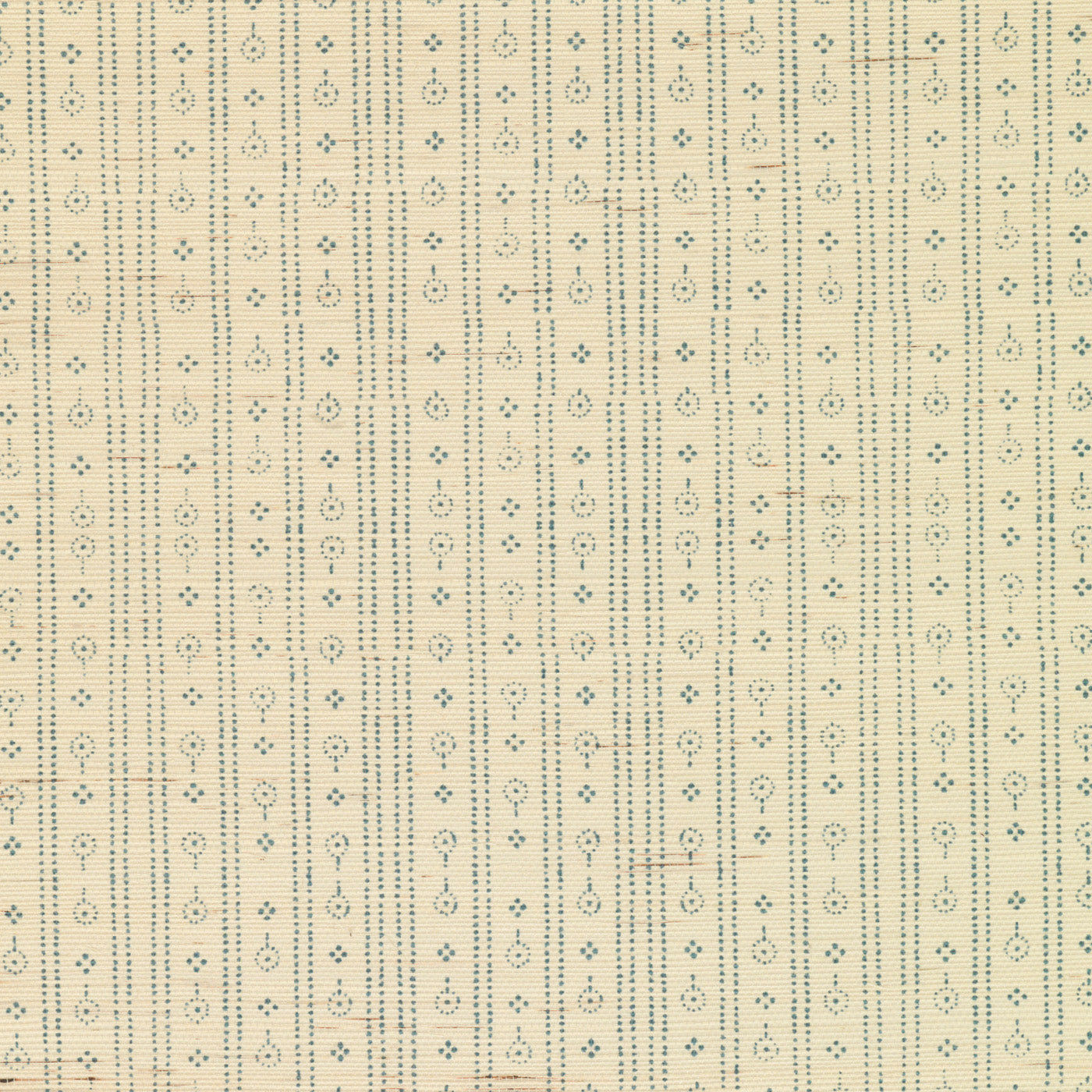 Birdlip - Ice Navy (Grasscloth Wallpaper)