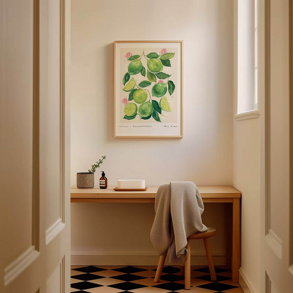 Key Lime Art Print-