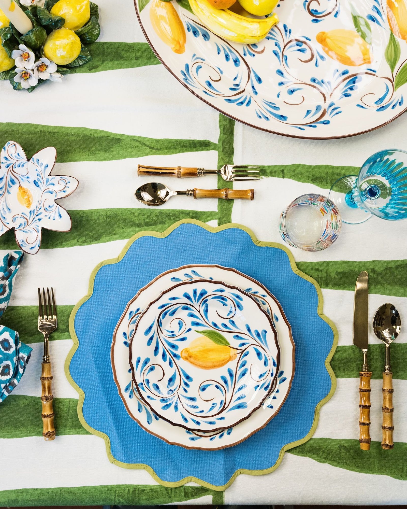 Positano Hand-Painted Ceramic Plate