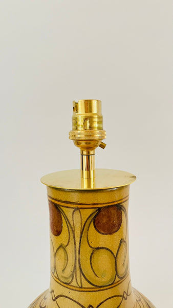 Portuguese Pottery Lamp