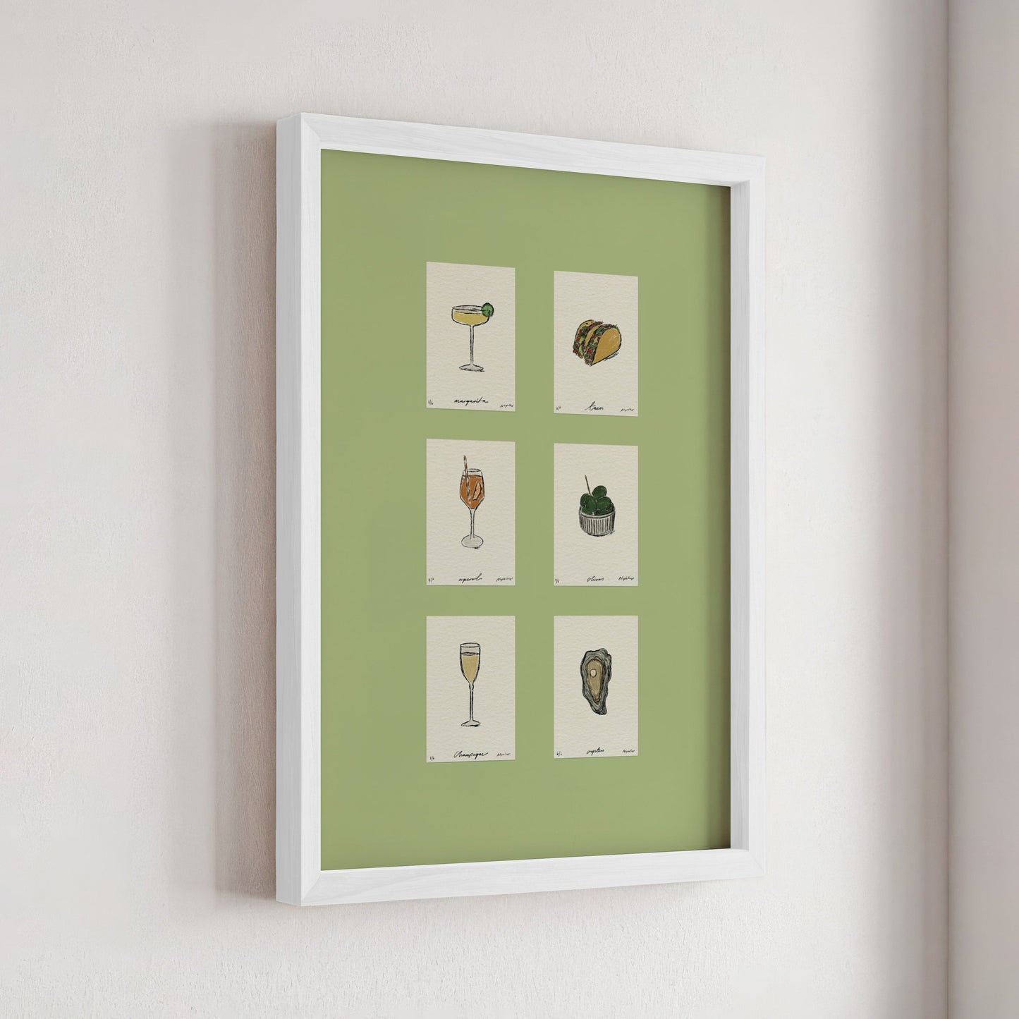 Sips & Snacks Set Print