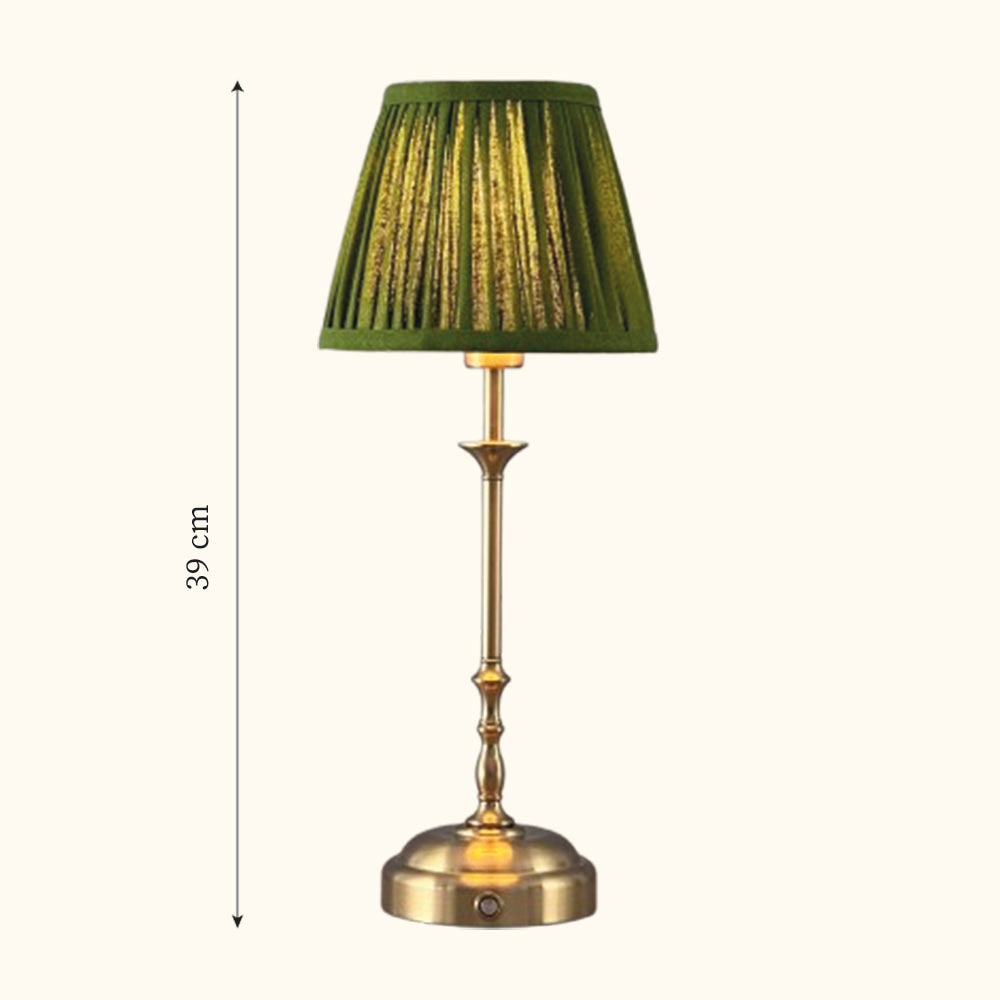Freddie Table Lamp Olive Green