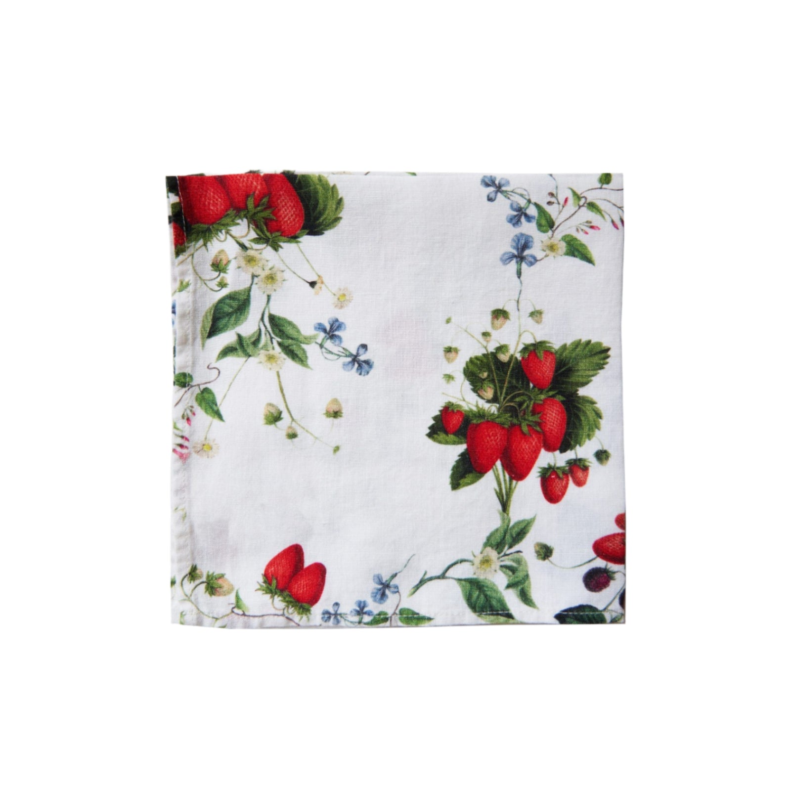 Wild Strawberry Linen Napkin